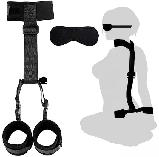 Bondage harness with mask