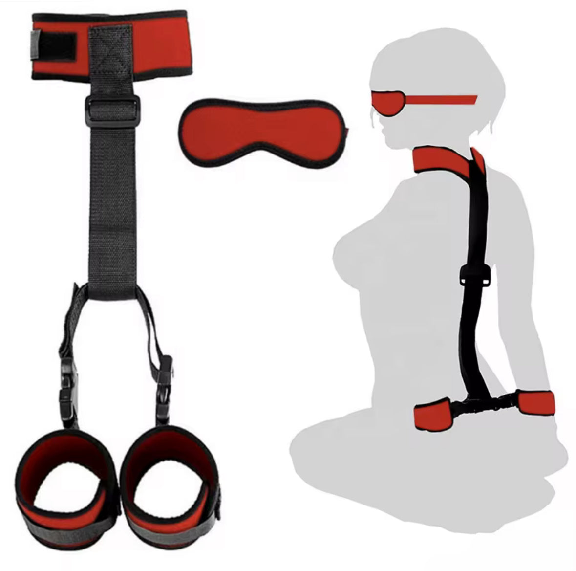 Bondage harness with mask