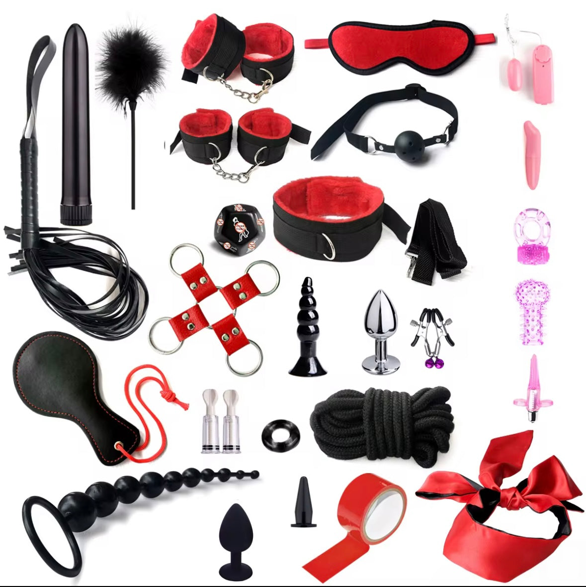 28pcs bondage restraints set
