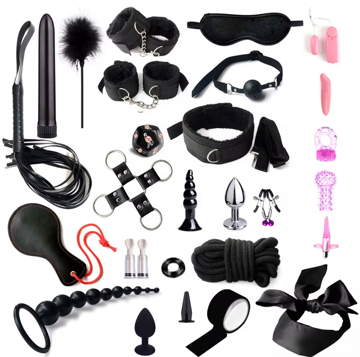 28pcs bondage restraints set