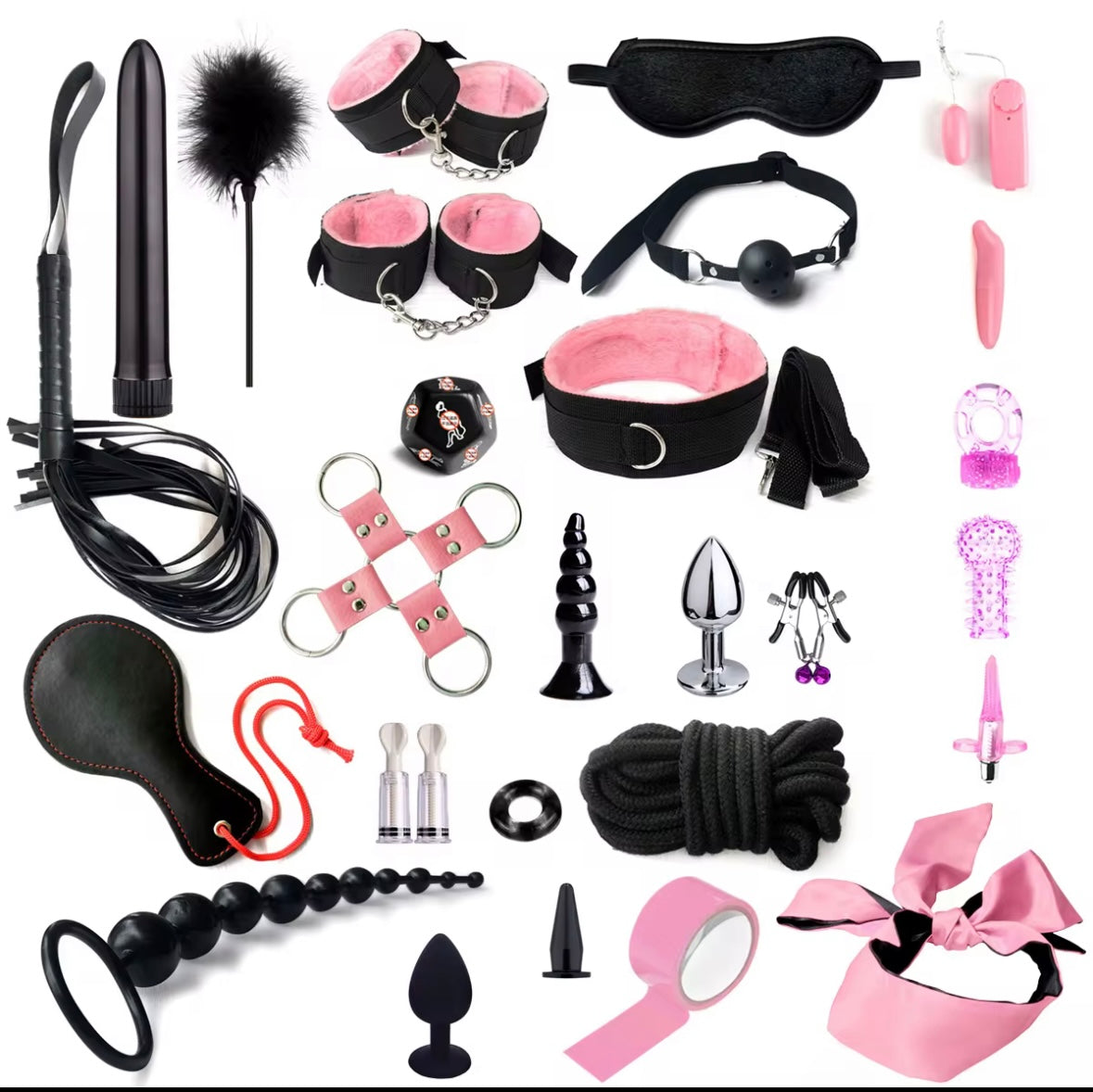28pcs bondage restraints set