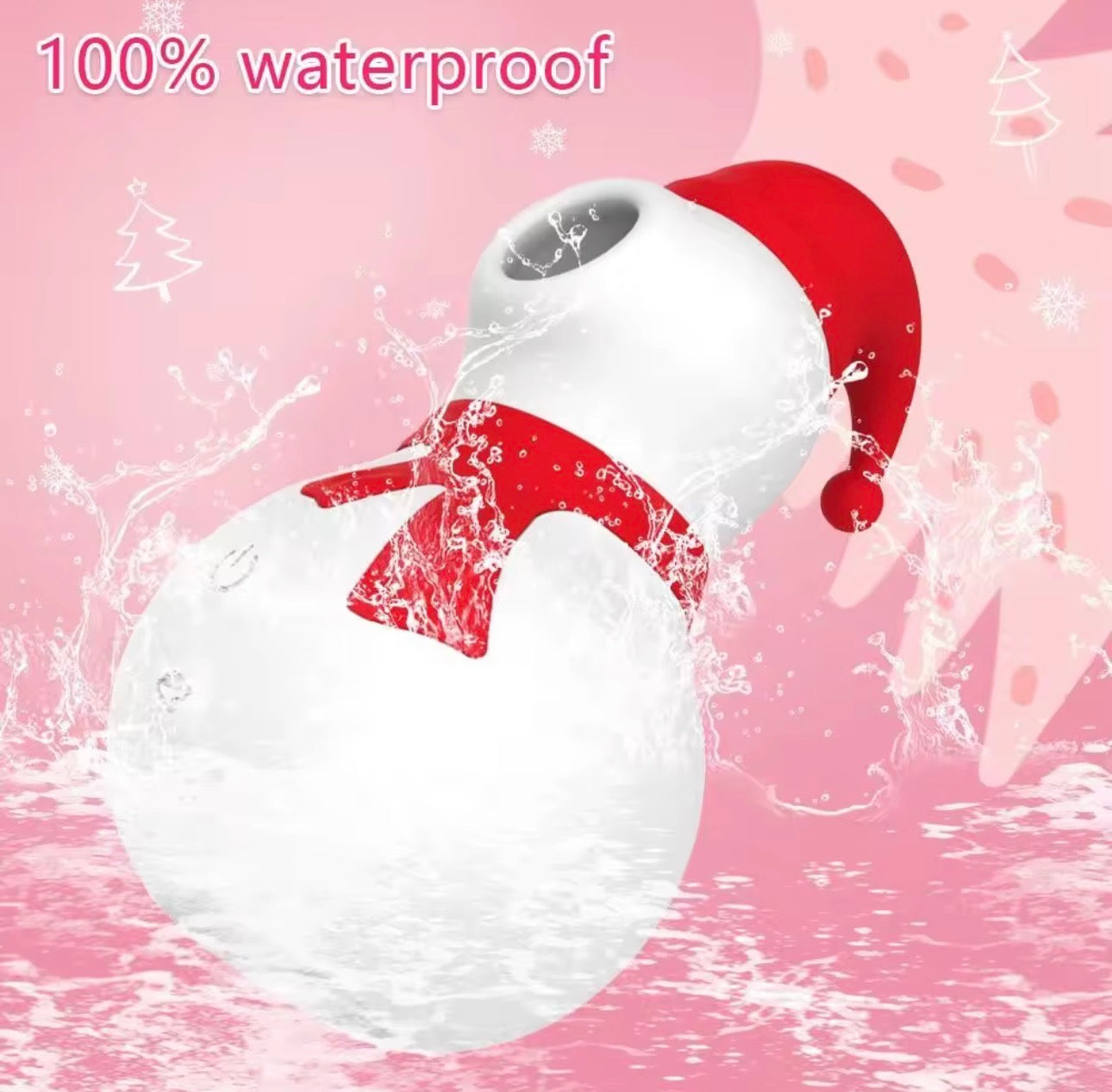 Snowman clitoral/nipple vibrator