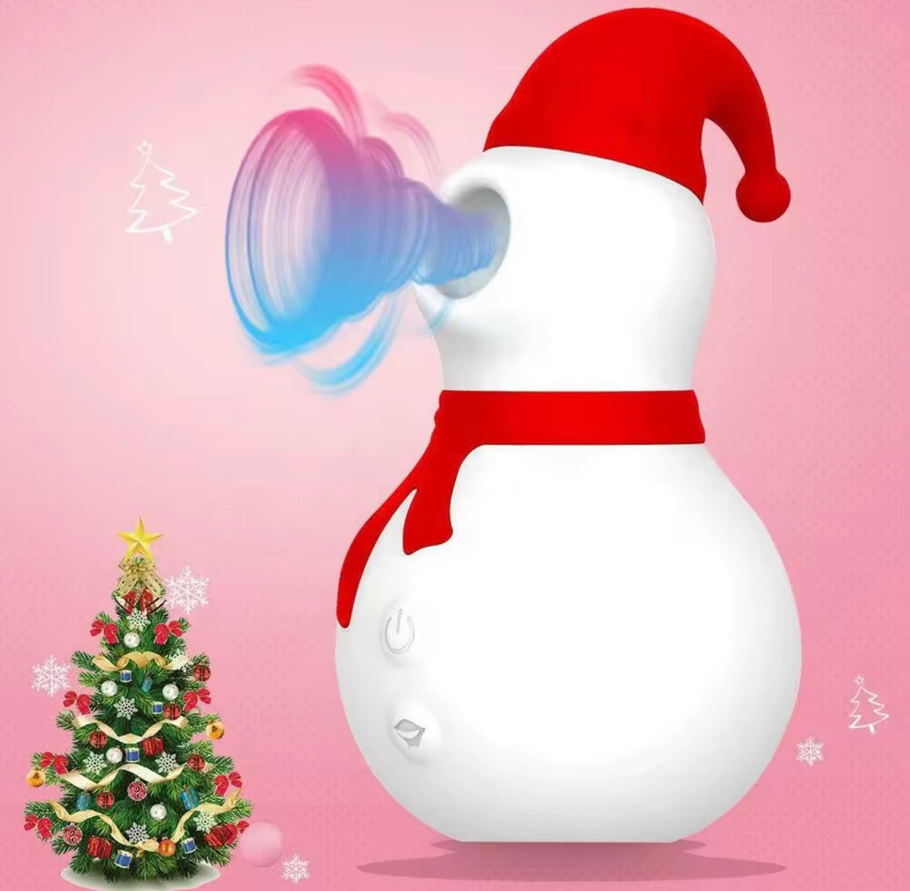 Snowman clitoral/nipple vibrator